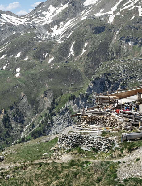 Rencontre au Refuge de la Dent Parrachée Rencontre au Refuge de la Dent Parrachée