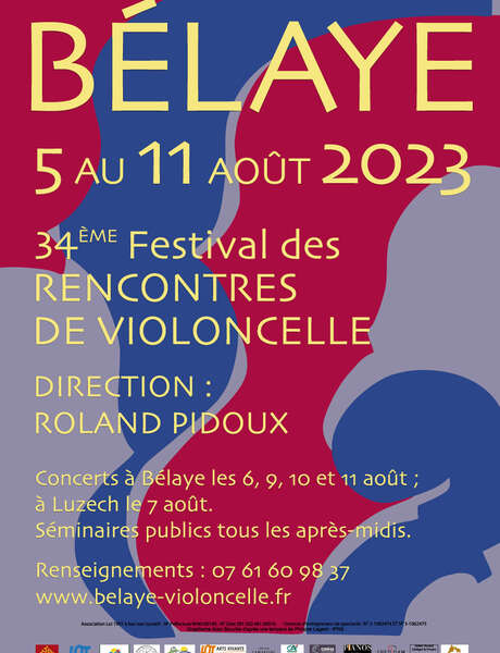 XXXIVèmes Rencontres de Violoncelle de Bélaye : les Séminaires Publics