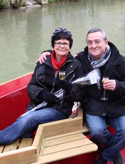 Balade en barque spéciale Saint-Valentin