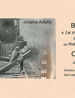 Buster Keaton, conférence-projection, par Robert Démure, agrégé d'Histoire, et film de Keaton