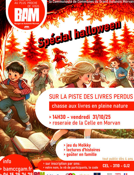 Sur la pistes des livres perdus, spécial halloween
