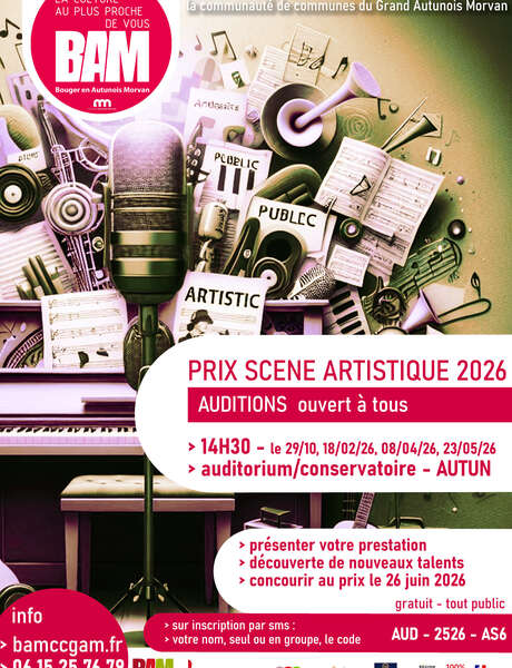 Audition - Prix Scène Artistique 2026
