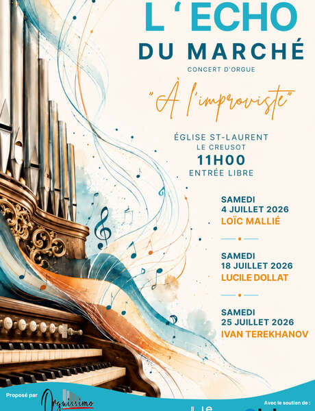 L'écho du marché - concert d'orgue