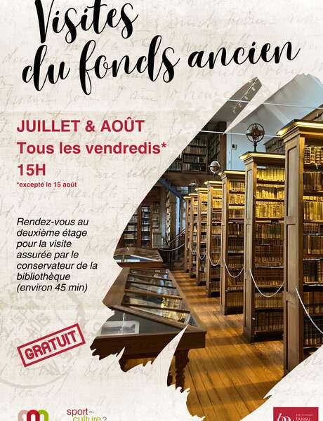 Visites commentées du Fonds Ancien de la bibliothèque patrimoniale d'Autun par le conservateur