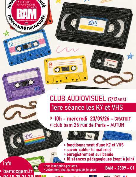 CLUB BAM, atelier audiovisuel