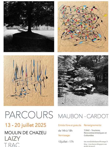Exposition "Parcours" de Eric Maubon et Thierry Cardot (peintures, photos)