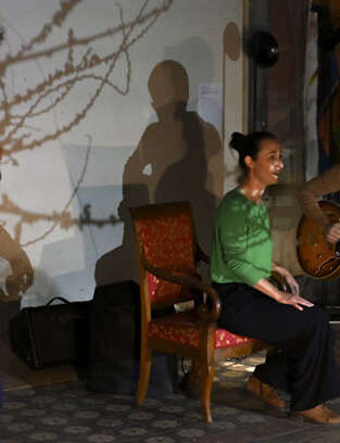 Performance "Verdire" par le collectif Orties - Biennale d'Autun