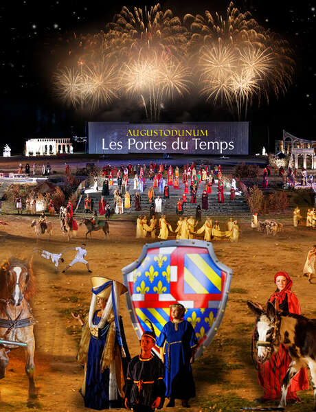 Visite guidée ville gallo-romaine suivie du spectacle historique Augustodunum Visite guidée ville gallo-romaine suivie du spectacle historique Augustodunum