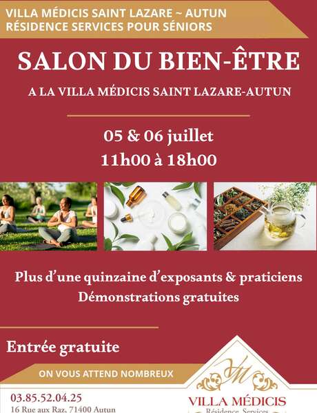 Salon du Bien être 4ème édition à la Villa Médicis