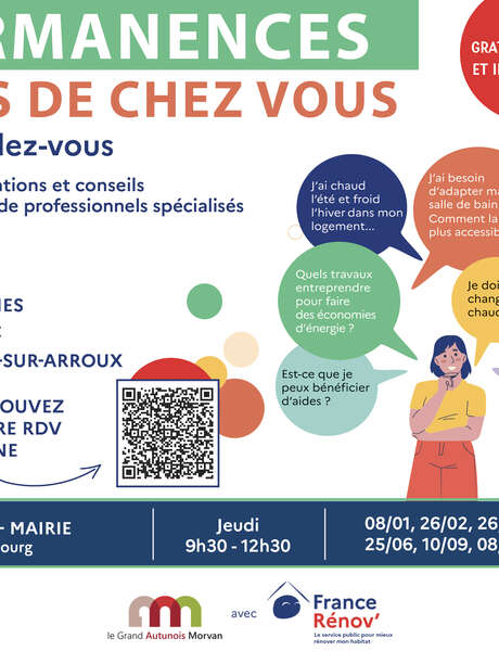 Permanences et conseils pour vos projets de rénovation