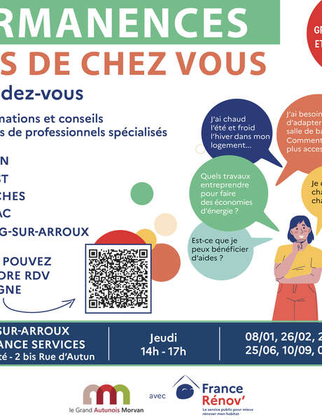 Permanences et conseils pour vos projets de rénovation