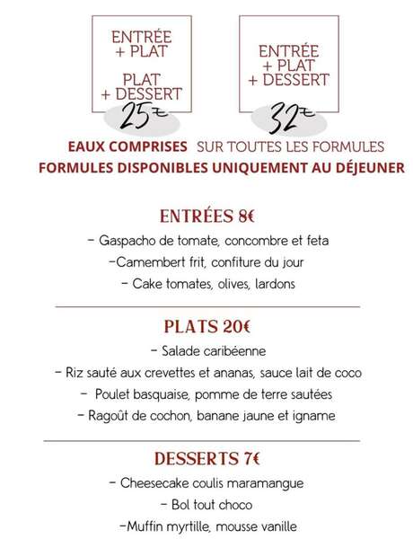 Menu de la semaine (Kay'Bô)