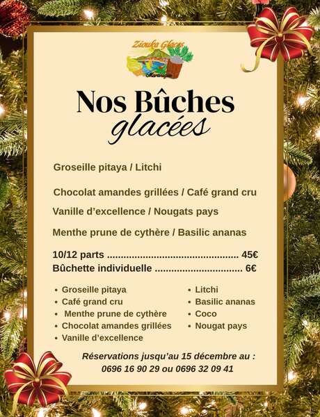 Bûches de Noël (Ziouka Glaces) Bûches de Noël (Ziouka Glaces)