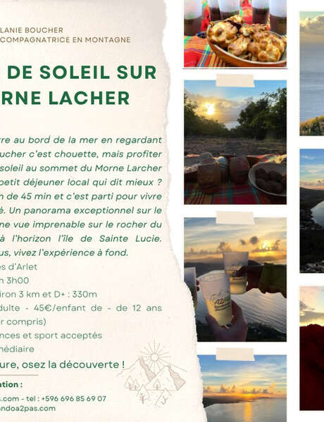 Randonnée Lever du soleil au Morner Larcher (Rando A2Pas)