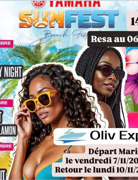 Aller-retour Yamaha Sunfest (Oliv Express)