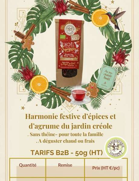 Tisane de Noël (Herboristerie Créole) Tisane de Noël (Herboristerie Créole)