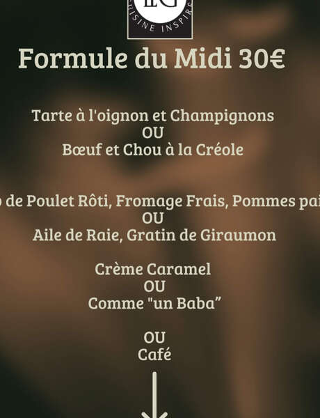 Menu de la semaine (Restaurant LPG)
