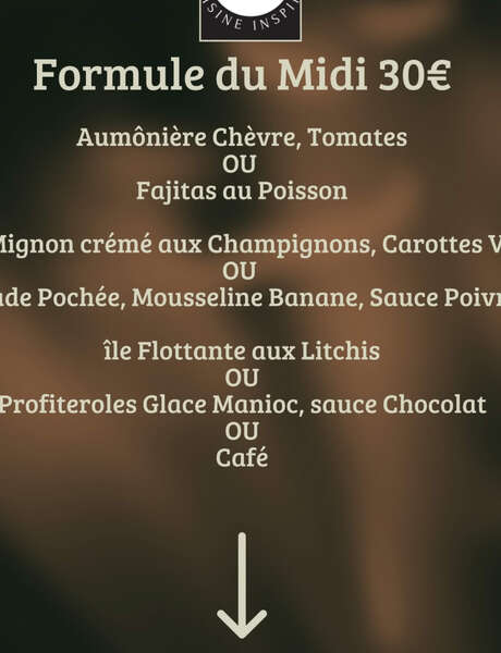 Menu de la semaine (Restaurant LPG)