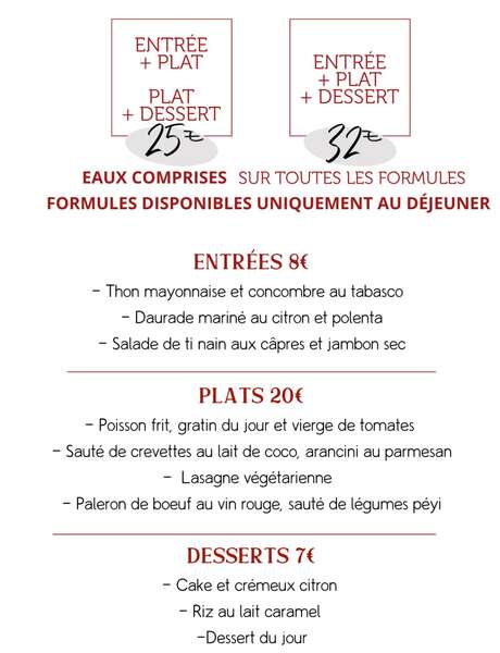 Menu de la semaine (Kay'Bô)