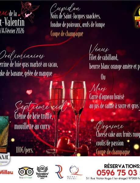 Menu de la Saint-Valentin (The Yellow)