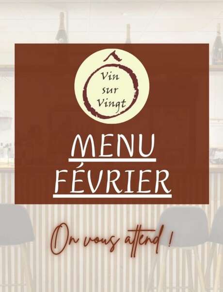 Menu du mois (O vin sur vingt)
