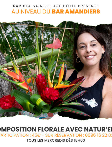 Composition florale (Karibéa Sainte-Luce Hôtel ***)