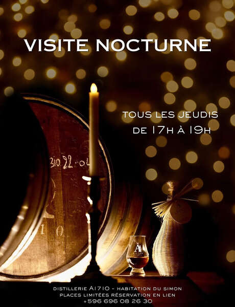 Visite guidée nocturne (Distillerie A1710) Visite guidée nocturne (Distillerie A1710)