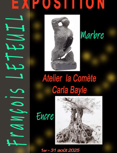 Exposition de sculptures et dessins de François Leteuil