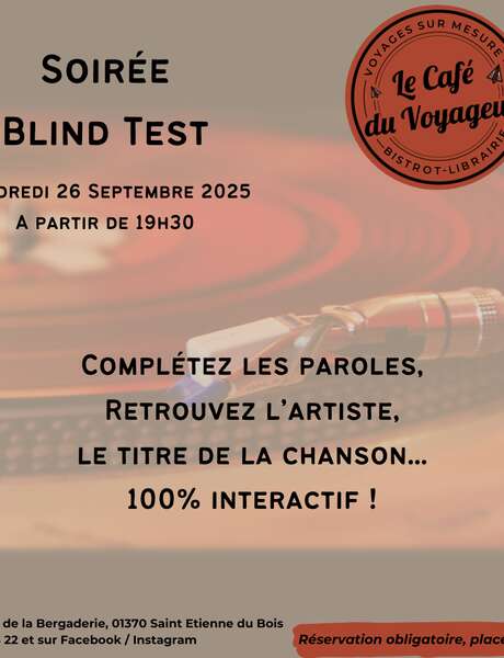 Soirée blind test