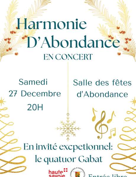 Christmas Concert by the Abondance Harmony Orchestra