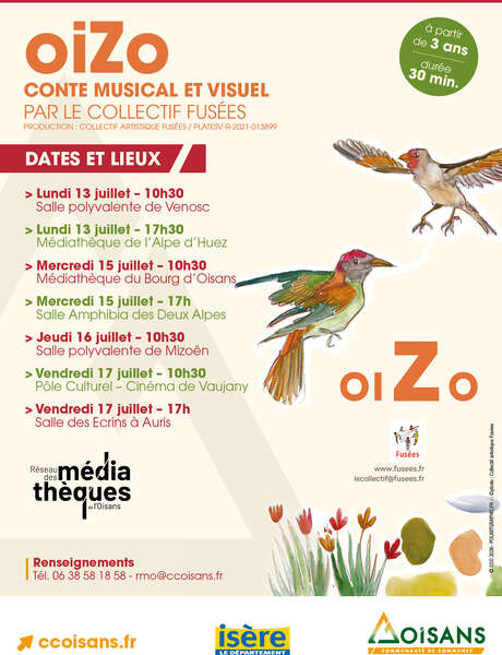 oiZo - conte musical et visuel à Venosc oiZo - conte musical et visuel à Venosc
