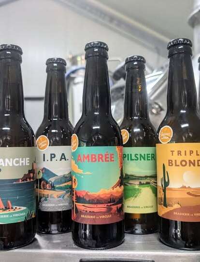 Virgule beer tasting evening at La Barque