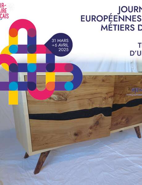 Journées européennes des métiers d'art - Présentation du métier d'ébéniste avec Rémy Soulier