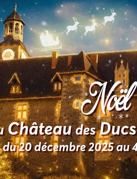 Château des Ducs de Bourbon : Lumières féériques de Noël Château des Ducs de Bourbon : Lumières féériques de Noël