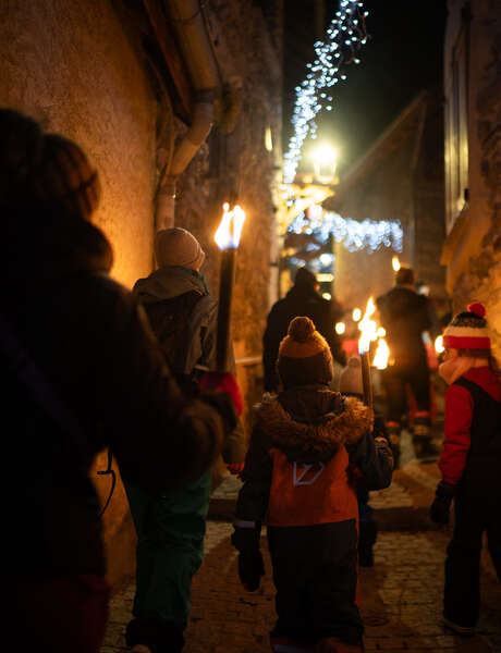 Balade aux flambeaux - Venosc Village