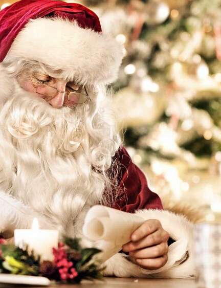 Ma photo avec le Père-Noël !