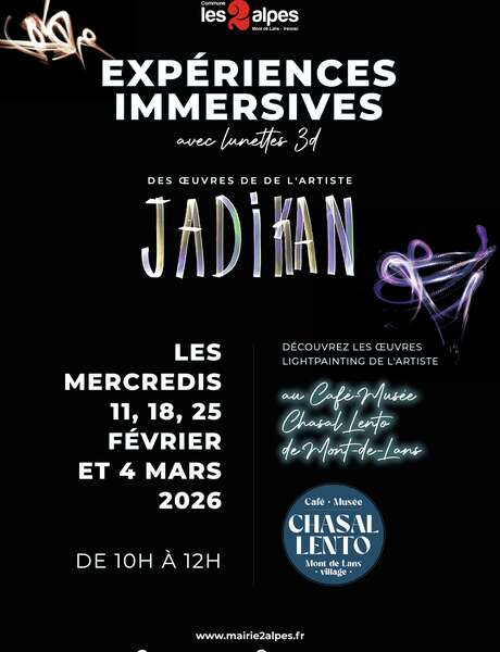 Expérience 3D - Lightpainting avec Jadikan