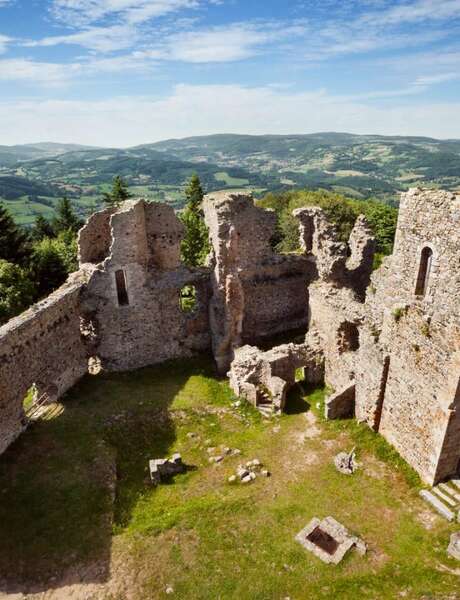 Le Château d'Urfé dit Les Cornes d'Urfé.