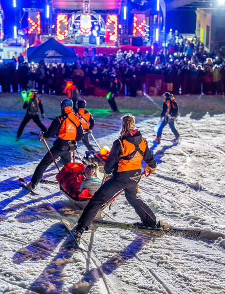 Descente aux flambeaux d'Orcières-Merlette