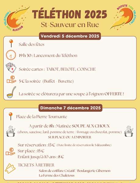 Soirée cartes - Téléthon