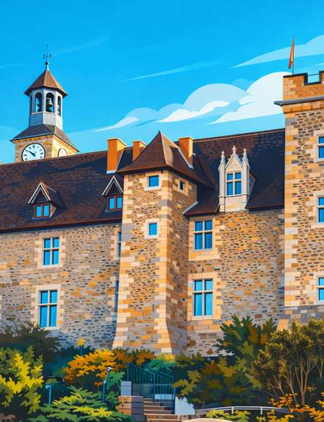 Château des Ducs de Bourbon : Visite guidée de l'exposition permanente et de la tour carrée