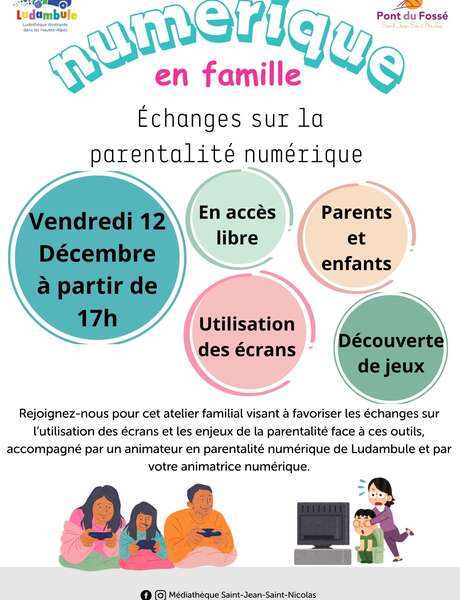 Soirée Parentalité numérique et jeux vidéo