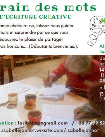 Atelier d'écriture créative "Le Grain des Mots"