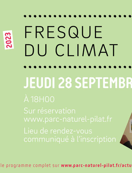 Fresque du climat : Rendez-vous de mon Parc