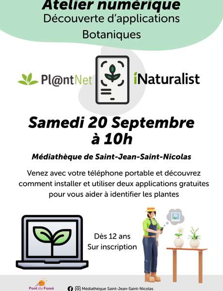Atelier numérique -appli botaniques