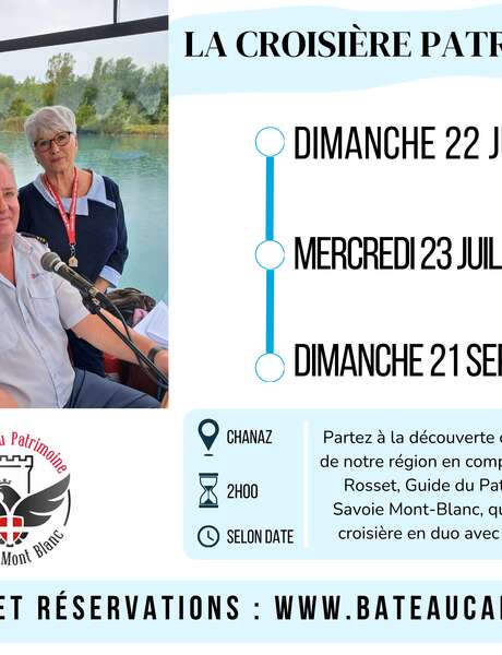 Journées Européennes du Patrimoine : croisière patrimoine