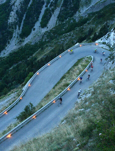 Montée cycliste du Col du Noyer