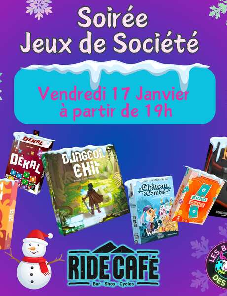 Soirée jeux de société