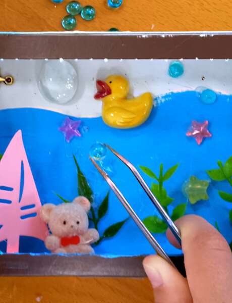 Atelier Diorama au refuge du Crêt du Poulet