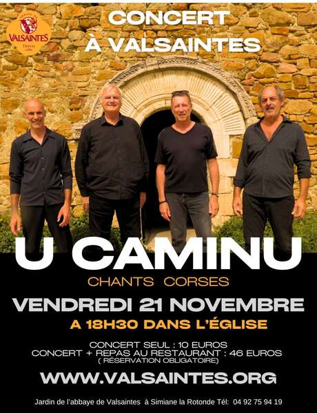 Concert U Caminu à Valsaintes